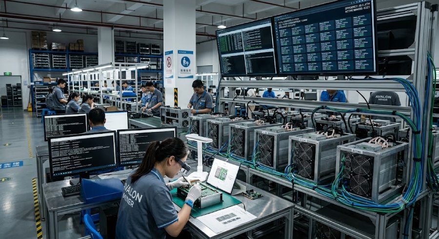 Industrial production floor and equipment
